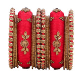 Traditional Thread Bangle set for Both hands by Leshya
