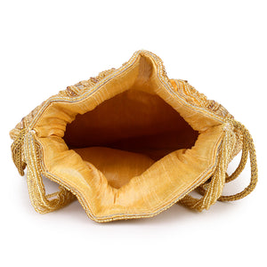 Bridal Handbag with Intricate zari Potli