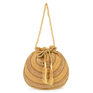 Bridal Handbag with Intricate zari Potli