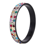 Modern Stone Tribal Bangle Stack by Leshya