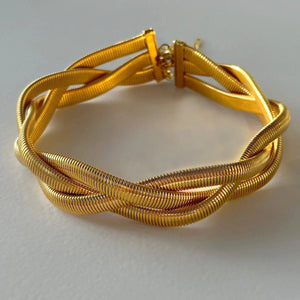 Free Size Gold Chain Bracelet by Leshya