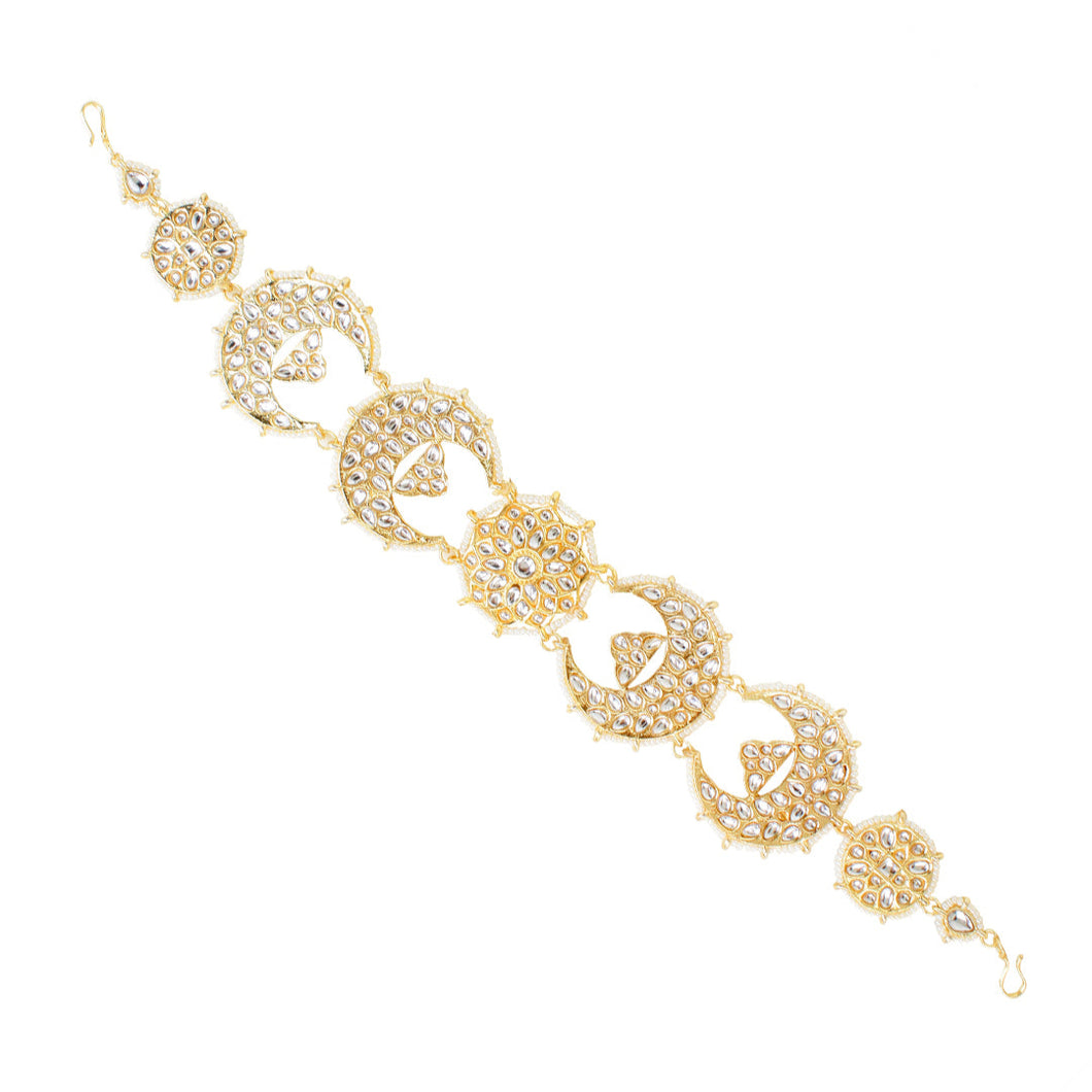 Bridal Kundan Maatha Patti for Women by Leshya
