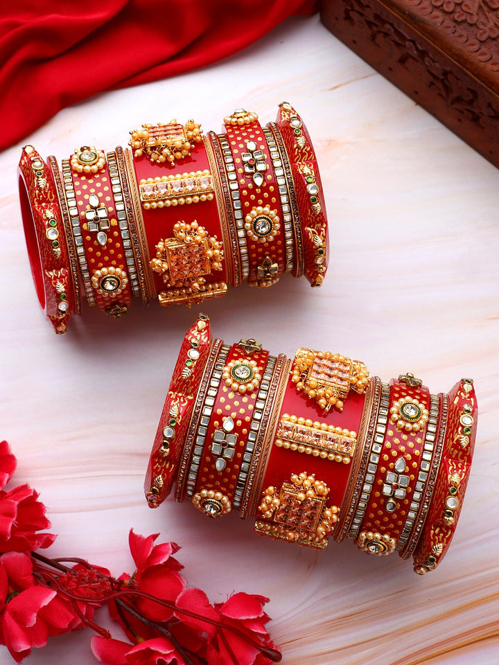 Traditional Rajasthani Bridal Chura by Leshya