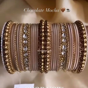 Traditional Ethnic Bangle Set by Leshya for women for both hands