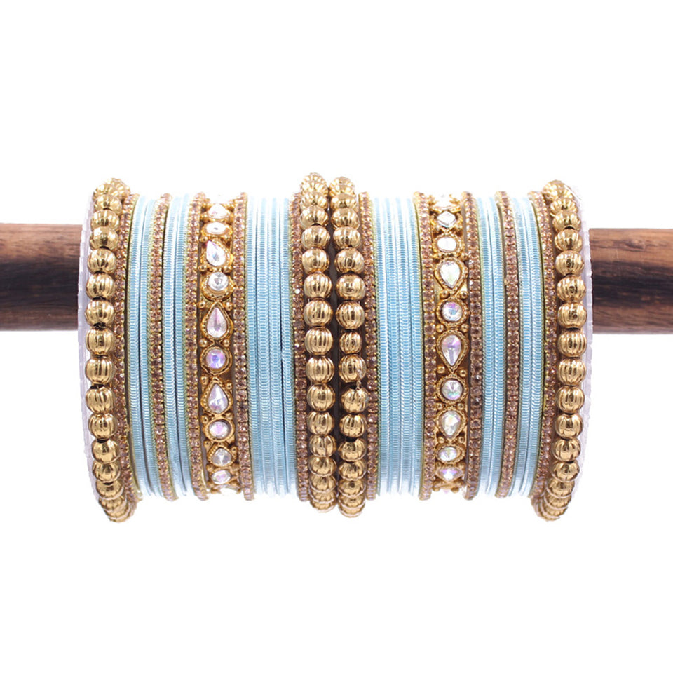 Traditional Ethnic Bangle Set by Leshya for women for both hands