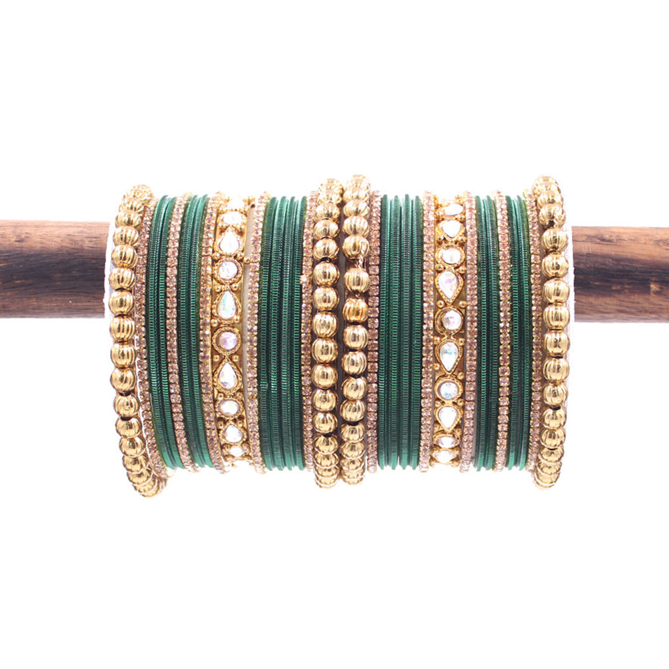 Traditional Ethnic Bangle Set by Leshya for women for both hands