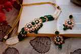Bridal Kundan Choker Jewellery Set with Earring