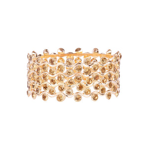 Golden Stone And Gold Plated Bracelet For Women