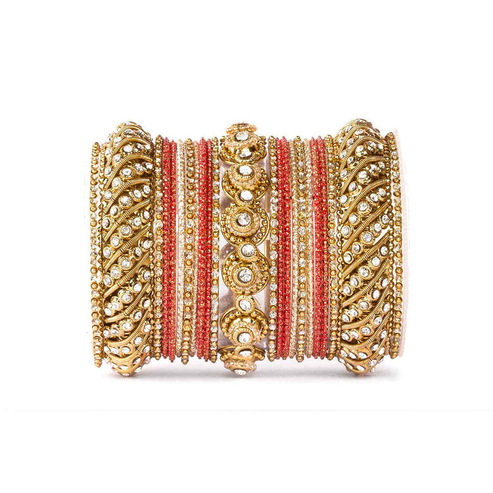Traditional Colored Textured Bangle Set (Plus Size) – BANGLES BY LESHYA