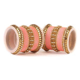 Set of 2 Traditional Solid Colored Bangle Set