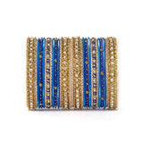 Elegant Colored Thread Bangle Set