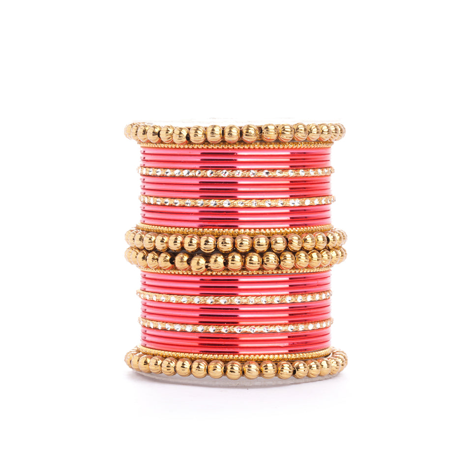 Traditional Indian Bangle Set with Antique Kadas designed for Women