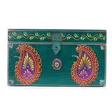 Traditional Hand Painted Indian Jewellery & Bangle Storage Box by Leshya