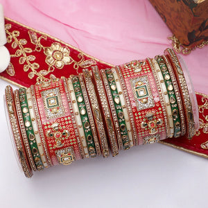 Traditional Rajasthani Bridal Chura by Leshya