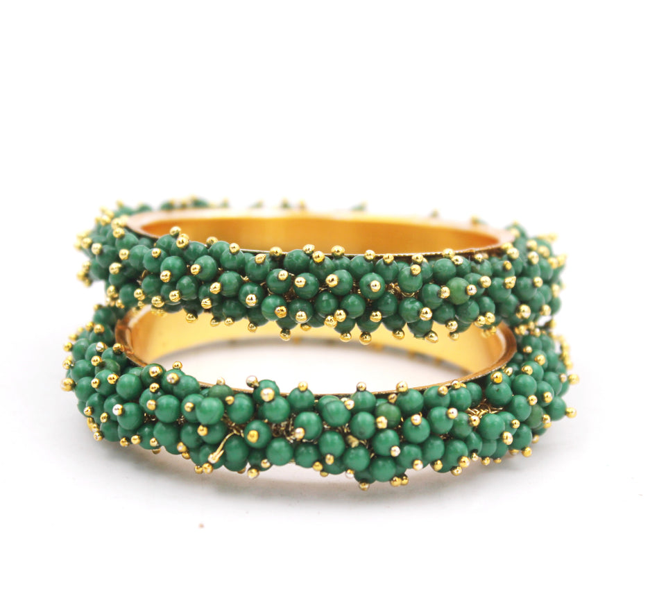 Set-of-2 Bridal Ghungroo Bangles for all occasions by Leshya Bracelet
