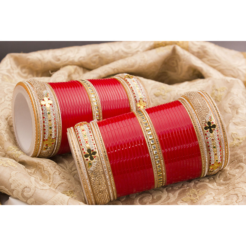 Traditional Bridal Chura by Leshya