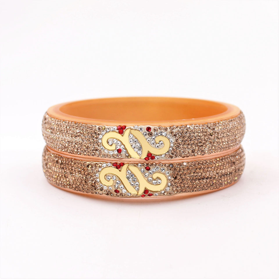 Bridal Chura Kada with Golden Jaali Pattern by Leshya – BANGLES BY