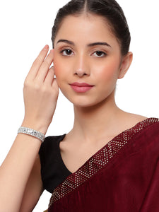 Free Size Jhumki Mirror Bracelet by Leshya