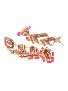 Traditional 3 Tier Jhumki Earring by Leshya