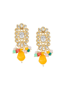 Necklace and Earring Kundan Set for Women by Leshya