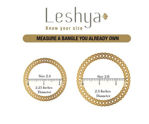 Set of 54 Shinning Metal Lac bangle set by Leshya